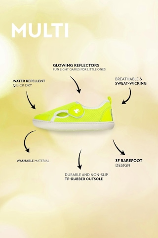 Multi Neon Mix Sarı Barefoot Çocuk Ayakkabı Neon Mix