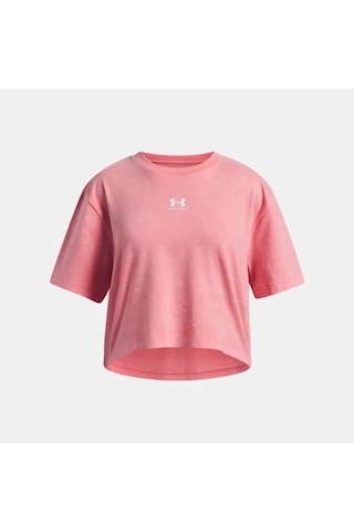 Under Armour Ua Rıval Wash Ss Kız Çocuk Crop Kısa Tişört 6011673 6011673 600 600