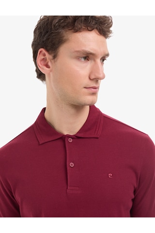 Pierre Cardin Erkek Bordo Tişört Basic 50325312-vr014