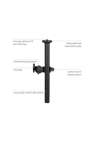 K&F Concept Çok Açılı Dönebilen Tripod Merkez Kolu