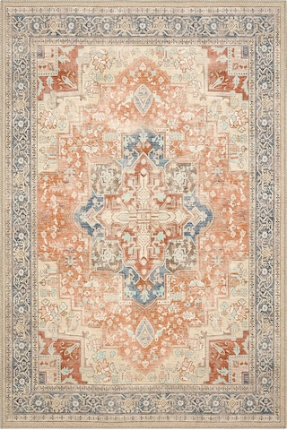 Cool Halı Beylerbeyi By 802 Bej Vintage Halı Oda Salon Halısı Yıkanabilir Eskitme Halı Şönil Halı