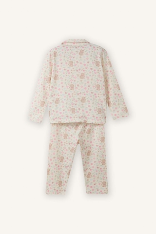 Defacto %100 Pamuklu Desenli 2'li Pijama Takımı Kız Bebek G8652A526SP