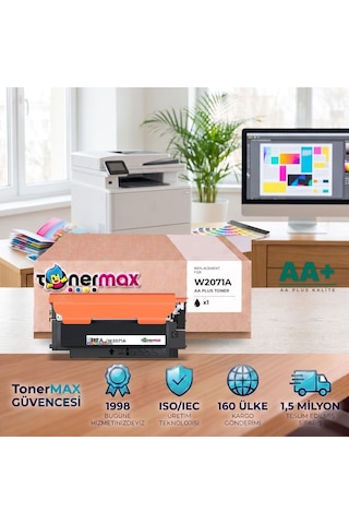 Hp 117a W2071a Mavi Uyumlu Toner Aa Plus / Color Laser 150a / 150nw / Mfp 178nw / Mfp 179fnw