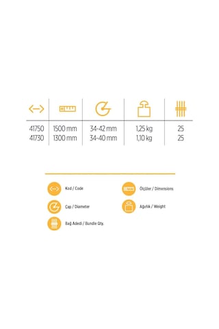 Buradabulabilirsin Yks 41750 Eğik Kürek Sapı 1,5 Metre Nl