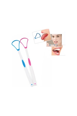 10 Pcs Dil Kaplama Temizleme Kazıyıcı Ağız Kokusunu Gidermek İçin Dil Fırçası Rastgele Renk Teslimatı