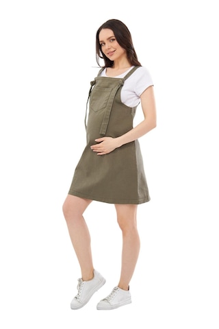 Luvmabelly Myra6310 Kot Hamile Jile Elbise-haki