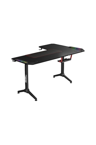 Twısted Minds L Şekilli Rgb Sol Oyuncu Masası Siyah Tm-y-lb-rgb-220641 Diğer