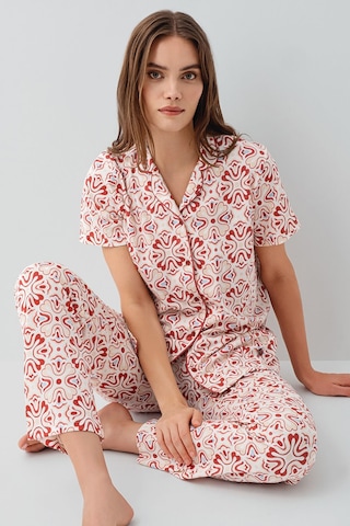 Pierre Cardin Kadın Bordo Gömlek Pijama Takım Pc9198-s-v1 Bordo