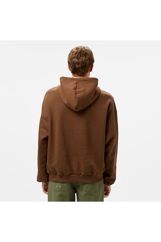 Karl Kani Kani Street Academy Os Erkek Kahverengi Hoodie Düz Km243-005 Kahverengi