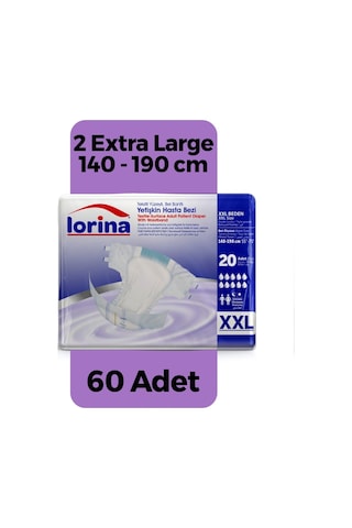 Hasta Bezi Xxlarge 20'li 3 Adet - 200 Ml Bariyer Kremi Hediyeli 2XL