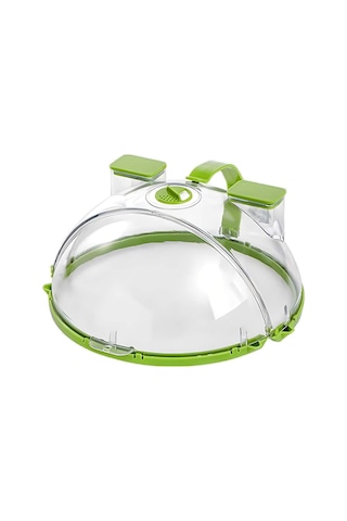 Mikrodalga Sıçrama Kapağı, Çift Su Buharlı Pişirici Şeffaf Mikrodalga Plaka Kapağı Kapak Bulaşık Kase Kapağı