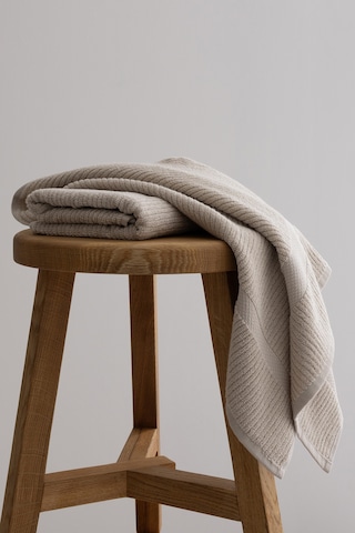 Ivory Bej Fitilli Mikro Fiber %100 Pamuk 2li El Yüz Havlusu Seti Bej