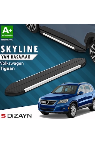 S-dizayn Vw Tiguan Skyline Aluminyum Yan Basamak 173 Cm 2007-2015 A+ Kalite
