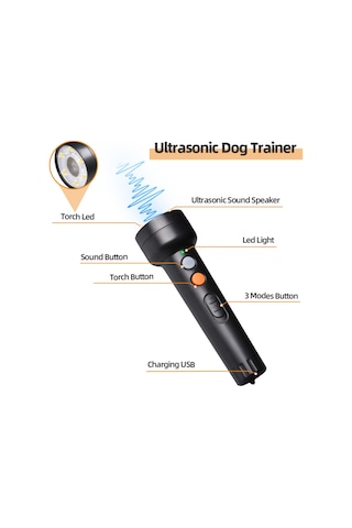 Moveevo Köpek Havlama Önleyici Led'li Taşınabilir Köpek Durdurucu