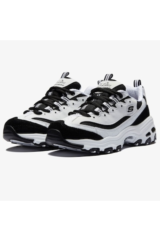 Skechers Beyaz Kadın D'lıtes Spor Ayakkabı 13148-wbk Siyah