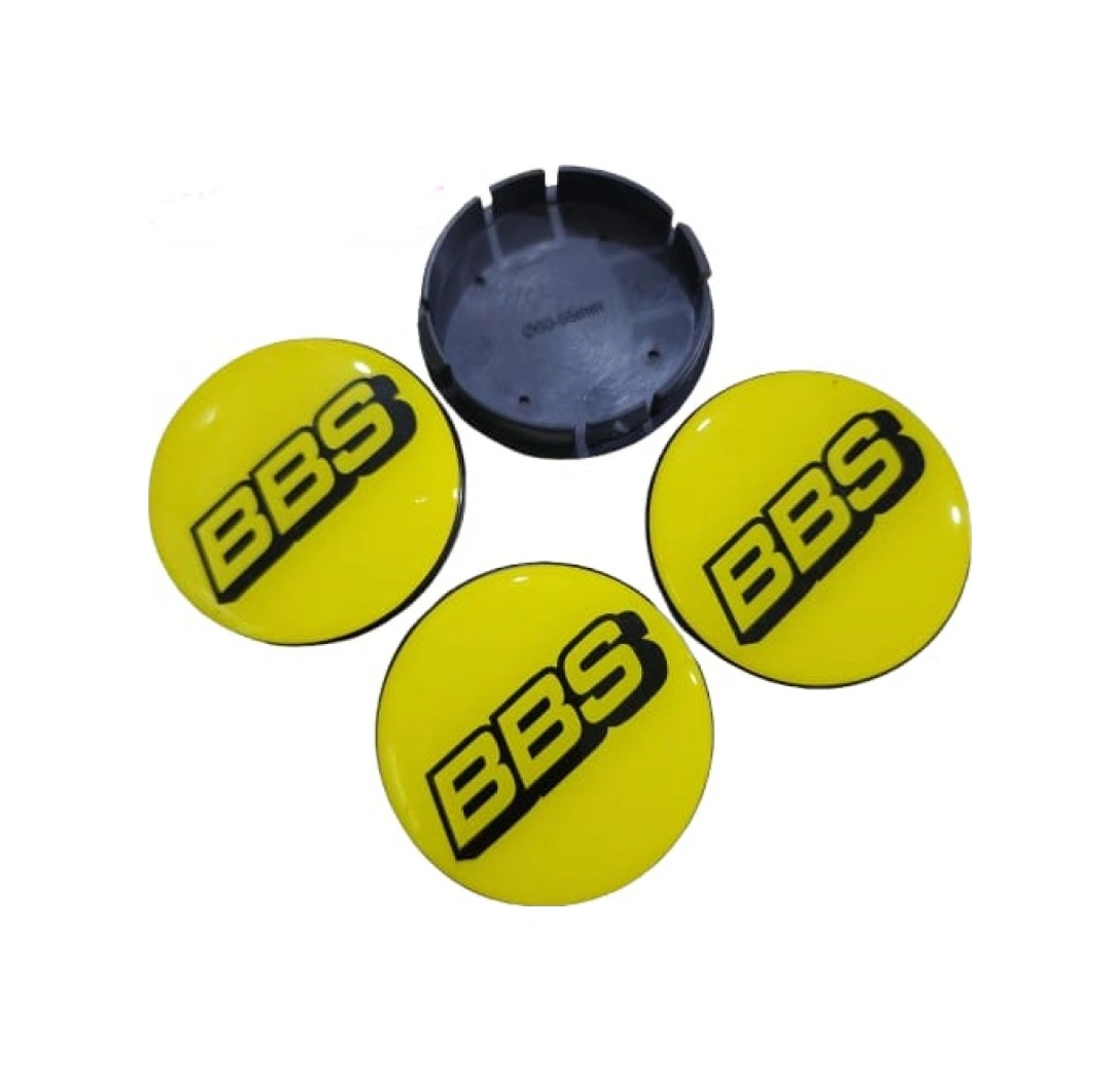 Bbs Damla Geçme Jant Göbek Kapağı 4 Lü Set 55/58mm Sarı