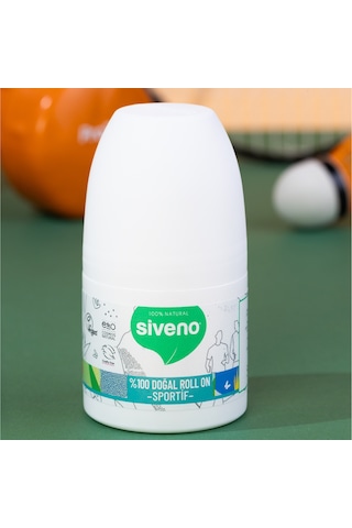 Siveno Sportif Vegan Unisex Roll-On Deodorant 50 ML