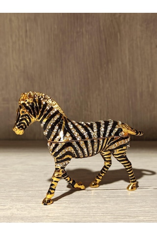 Swarovski Taşlı Zebra Mücevherlik / Dekoratif Biblo
