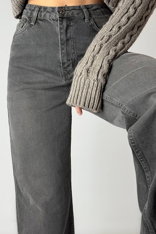 Lacarino 7714 W.leg Kadın Jean Pantolon Basalt Grey