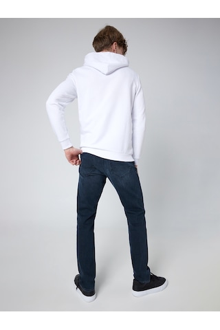 Regular Fit Erkek Sweatshirt Beyaz