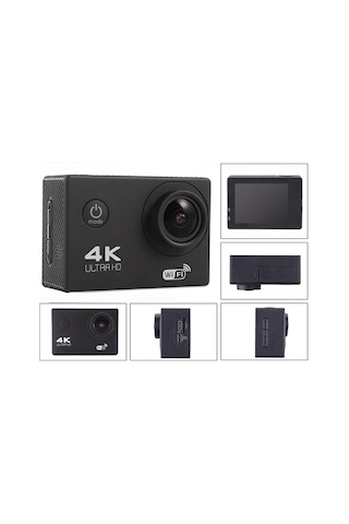 Aksiyon Kamera Wi-fi 4k Ultra Hd 170 Derece Diğer