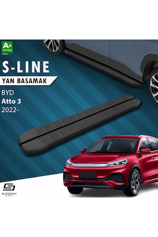 S-dizayn Byd Atto 3 S-line Siyah Yan Basamak 193 Cm 2022 Üzeri