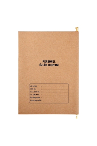 Metal Askılı Personel Özlük Dosyası 8 Yapraklı 5 Li Paket