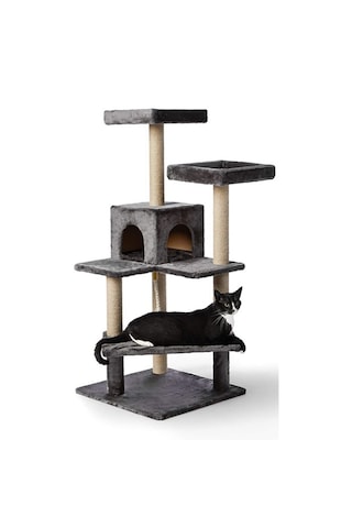 Missidea Amazon Kedi Tırmalama Evi Platformu Antrasit