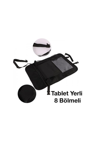Oxford Kumaş 8 Bölmeli Araç Koltuk Arkası Organizer Araç Telefon Tablet Eşya Tutucu Düzenleyici