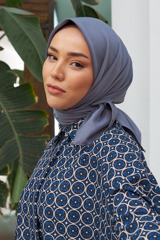 Silk Home Twill Eşarp 11343-37 Gri