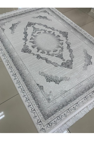 Padişah Halı Safir 90822 095 Serisi Akrilik Salon Oturma Yatak Odası Halısı Gri