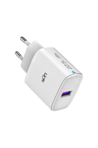Linktech C306 22.5w Qc3.0 Usb Çıkışlı Type-c Kablolu Şarj Aleti Beyaz