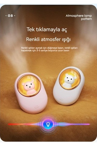 Usb Mini El Fanı - Pembe Y0o486 Pembe Yok Usb 1.000 Adetten Az