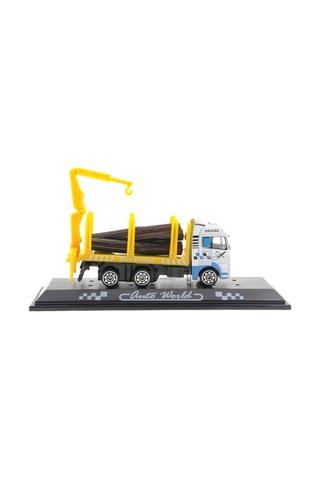 Die Cast Mini Sarı Kütük Kamyonu Çok Renkli