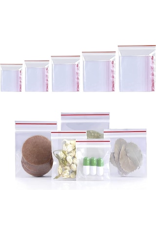 Şeylişeyler - Kilitli Poşet Torba 26x35 Cm 1 Paket - 200 Adet - Şeffaf Kilitli Ambalaj Torbası