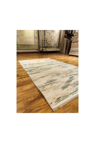 Ege Eg15a Krem-mavi Halı Çok Renkli