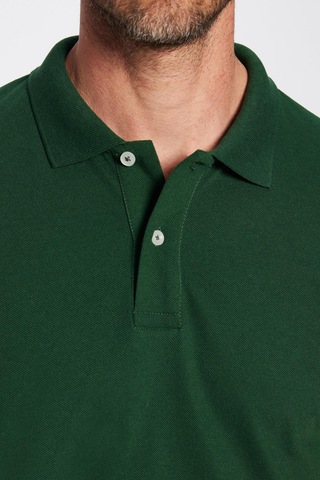 Tudors Erkek Slim Fit Dar Kesim Pamuklu Yumuşak Dokulu Serin Tutan Kumaş Düz Pike Haki Polo Yaka Tişört-31691 Haki