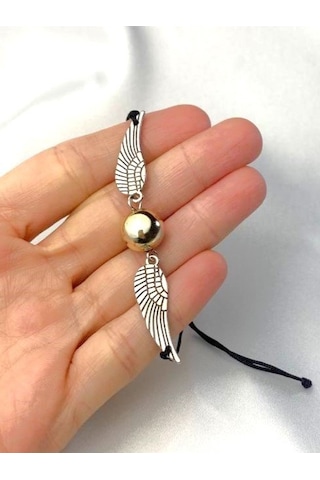 Quidditch Topu Golden Snitch Gümüş Harry Potter Bileklik Ayarlana Renkli