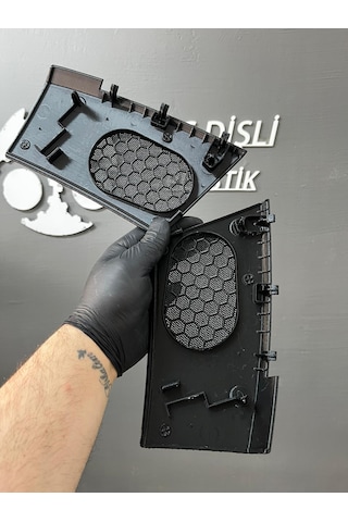 Transporter T5 2003-2015 Hoparlör Kapağı Sağ Sol Set 3d Baskı Siyah 1 Set