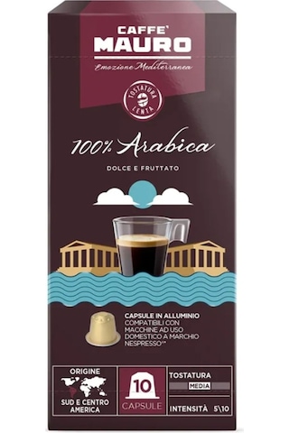 Caffe Mauro 100% Arabica Nespresso Kapsül Kahve 10 Kapsul Kapsül Kahve