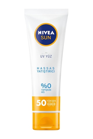 Nivea Sun Hassas Yatıştırıcı Güneş Koruyucu Yüz Kremi Spf 50 50 ML