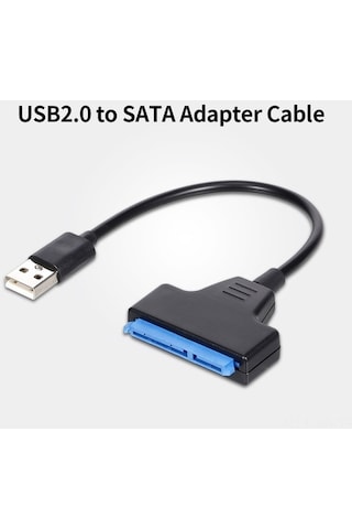 Ebitda Usb 2.0 Sata Adaptörü - 2.5 Hdd/ssd Bağlantısı İçin, Usb2.0 To Sata Converter