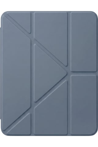 Ps Apple Uyumlu iPad Air 13 İnç M4 / M3 / M2 Tri Folding Standlı Kılıf - Gri Kapaklı Kılıf