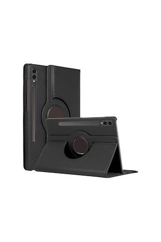 Microsonic Samsung Galaxy Uyumlu Tab S10 Plus X820 Kılıf 360 Rotating Stand Deri Tablet Kılıfı
