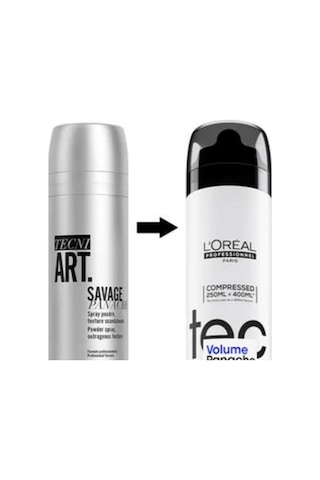 L'Oréal Professionnel Tecni Art Savage Panache Pudralı Hacimlendirici Saç Spreyi 250 ML