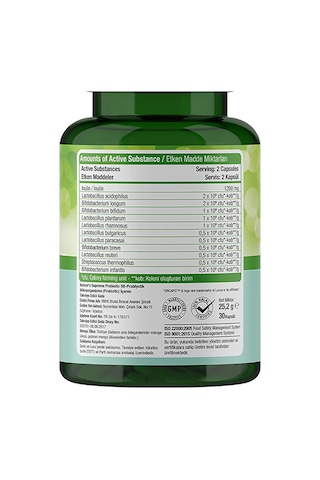 Nature's Supreme Probiotic 5b 30 Kapsül