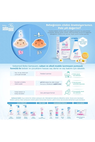 Sebamed Bebek Şampuanı 750 Ml Pompalı Fırsat Pk 2'li Set