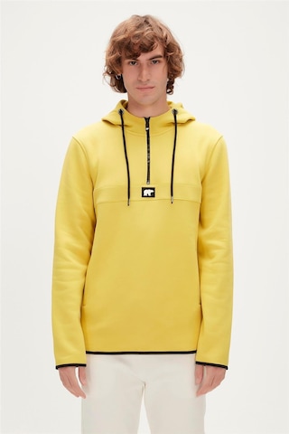 Bad Bear 19.02.27.027-c119 Defence Half-zip Erkek Sweatshirt Sarı
