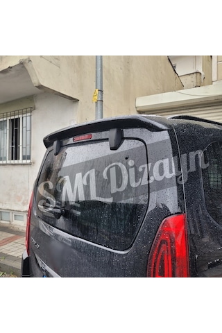 Fiat Doblo 2023+ Spoiler Plastik Boyasız Spoyler Rüzgarlık