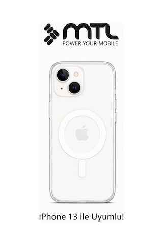 İphone 13 Uyumlu Animasyonlu Şeffaf Magsafe Şarj Destekli Sararmayan Sert Kılıf